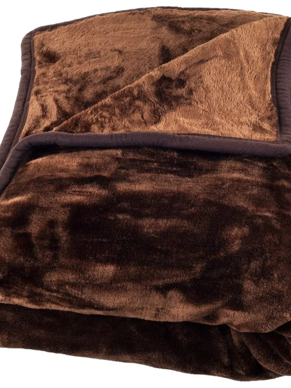 Faux Fur Throw Blanket - Oversized 91x81 Soft Mink-Style, Machine-Washable Beddi